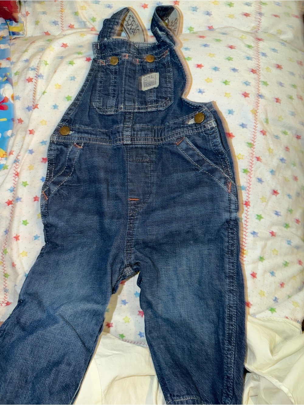 Ralph Lauren Blue Denim Kids Overalls